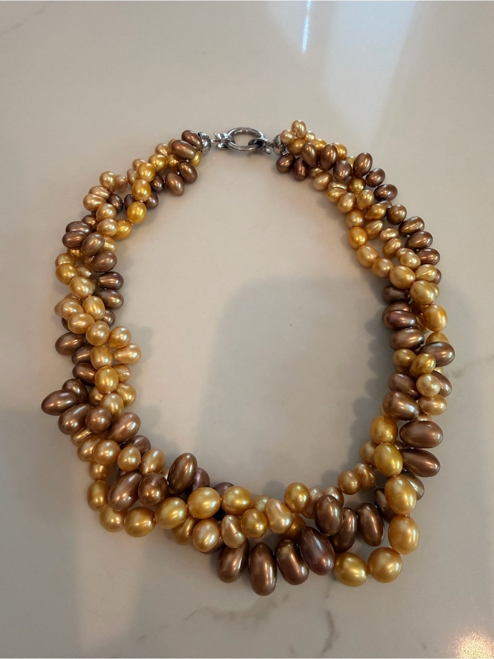Fanghua Multi-Strand Pearl Necklace